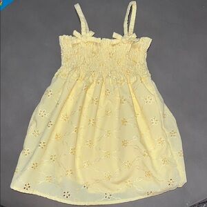 Sunny Yellow Kids Casual Dress